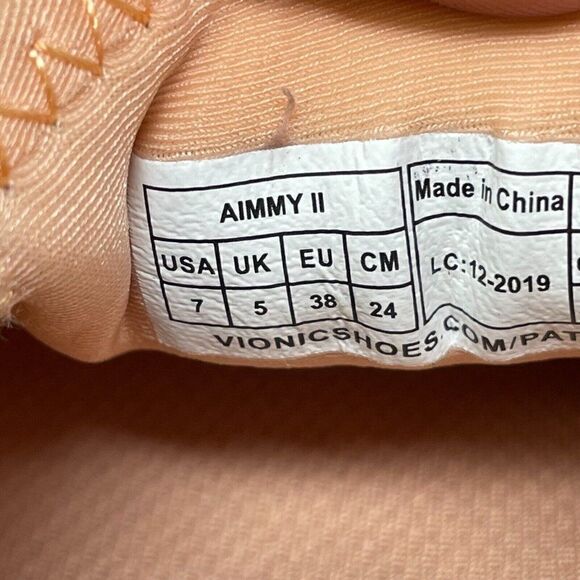 Vionic Aimmy II Purple Shoes Sneakers Women's Size 7 Supportive Orthotic Insole - Picture 8 of 8